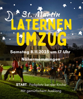 Laternenumzug mit Pferd