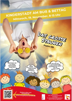 Das große Staunen Kinderstadt zu Psalm 139