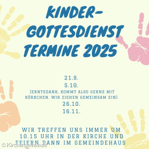 Kindergottesdienst Nähermemmingen 1