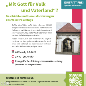 Vortrag Volkstrauertag